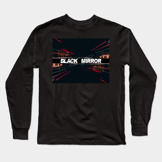 Black Mirror Long Sleeve T-Shirt by Bluespider